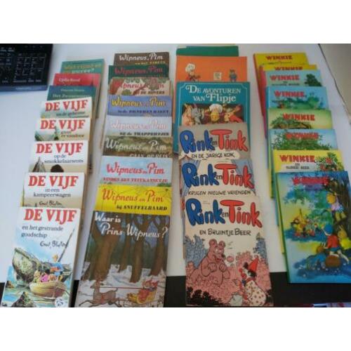 Pakket 28 kinderboeken . Wipneus en Pim . Winkie