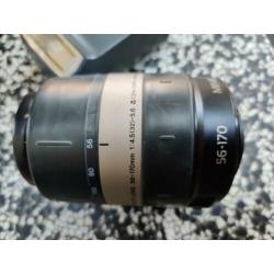 Minolta vectis s1 met lens 56-170 en 28-56.