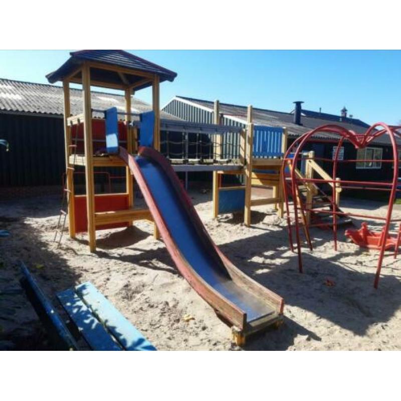 Speeltoestel rvs glijbaan hags