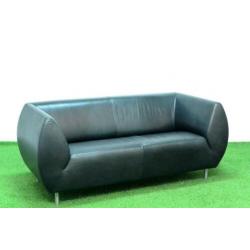 ??ZGAN! zwarte saddle leren Gelderland Focus design bank