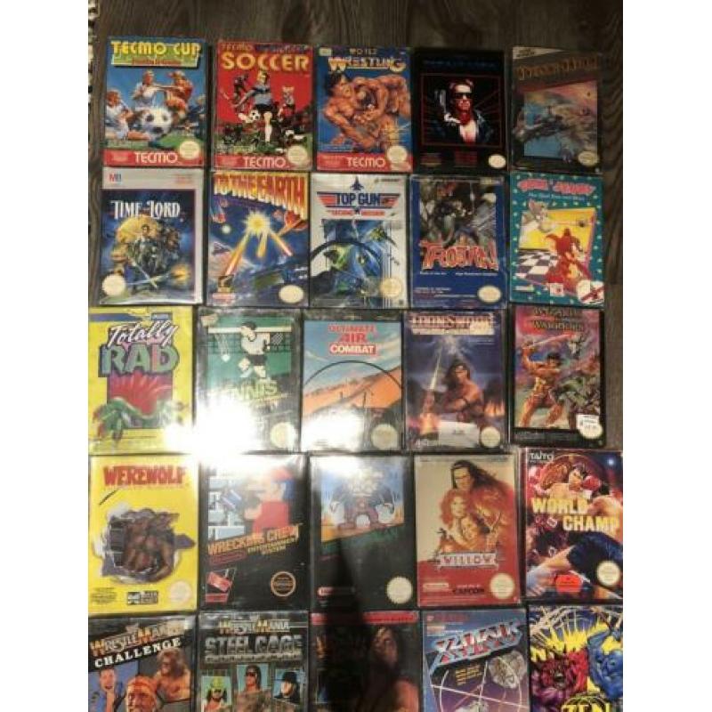 Nintendo nes collectie titels T - Z