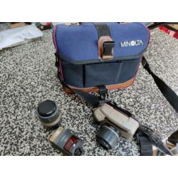 Minolta vectis s1 met lens 56-170 en 28-56.