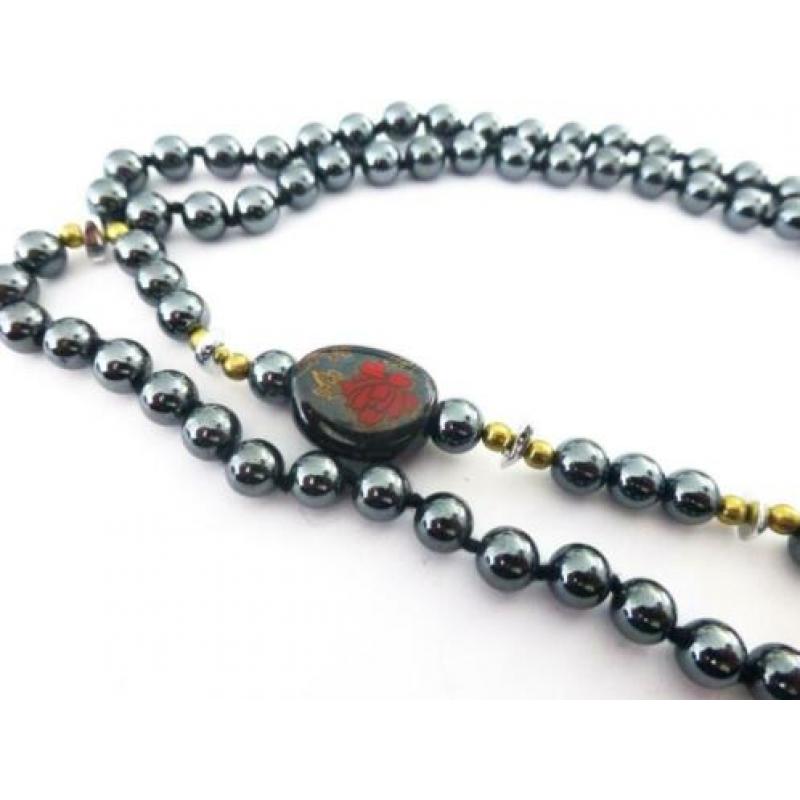 Prachtige hematiet ketting