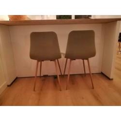 Groene kuipstoelen