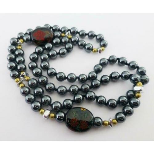 Prachtige hematiet ketting