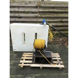 Tuckerpole 400 liter met unger stok