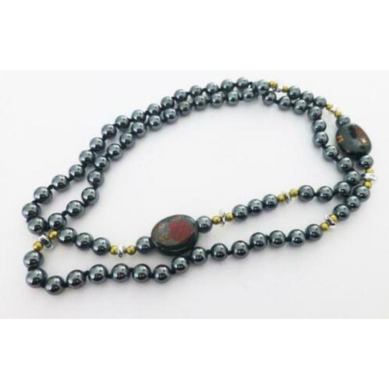 Prachtige hematiet ketting