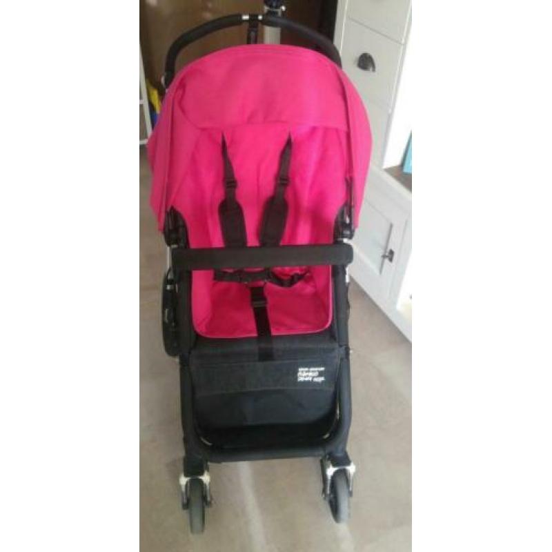 Bugaboo fuchsia denim