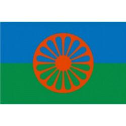 Sinti en Roma vlag 90 x 150 cm , Gipsy flag