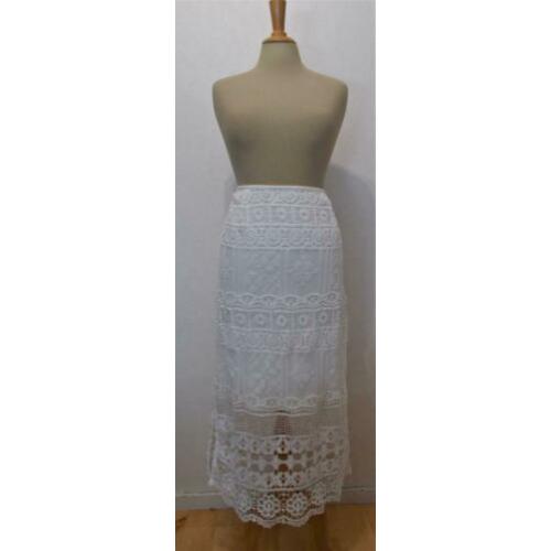 Bohemian/Ibiza witte kant look rok van Didi! XXL
