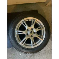 Seat leon bandenset inclusief velgen4stuks