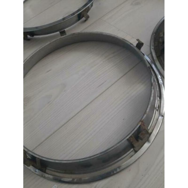 Chroomen wiel ringen