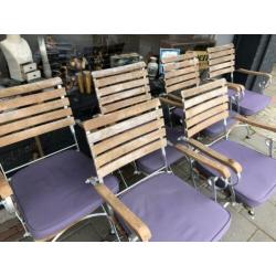 Tuinstoelen 6 stuks