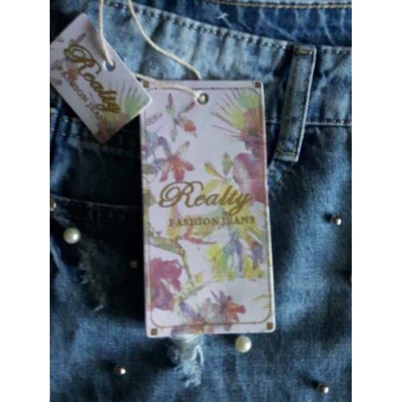 Rok Realty Fashion Jeans maat 40(NIEUW)