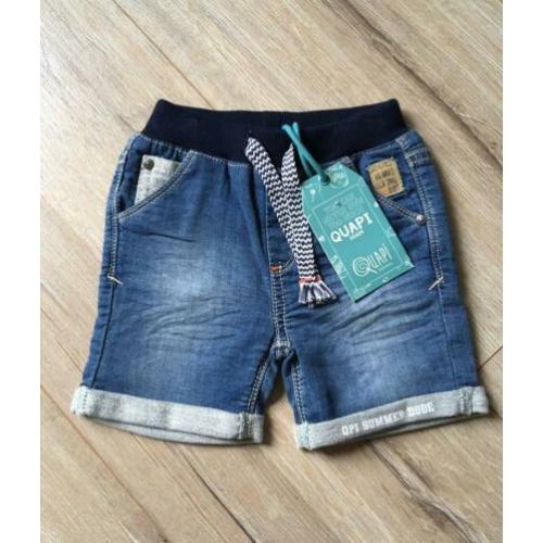Quapi shorts denim maat 74 nieuw