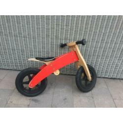 Houten Loopfiets Red Bandit