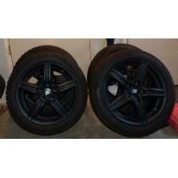 Mini alu 17" Countryman Paceman velgen inc 4 seizoens banden