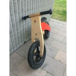 Houten Loopfiets Red Bandit