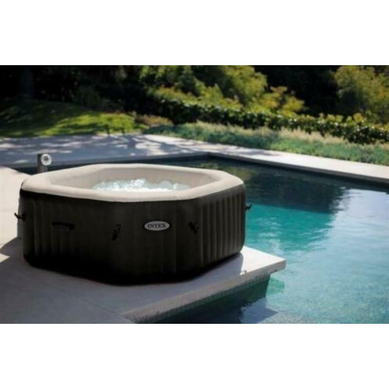 Opblaasbaar bubbelbad Intex Pure Spa Deluxe Octagon 435