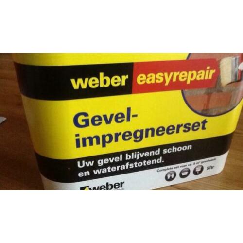 Weber Impregneermiddel/coating voor buitenmuur afdichting