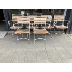 Tuinstoelen 6 stuks