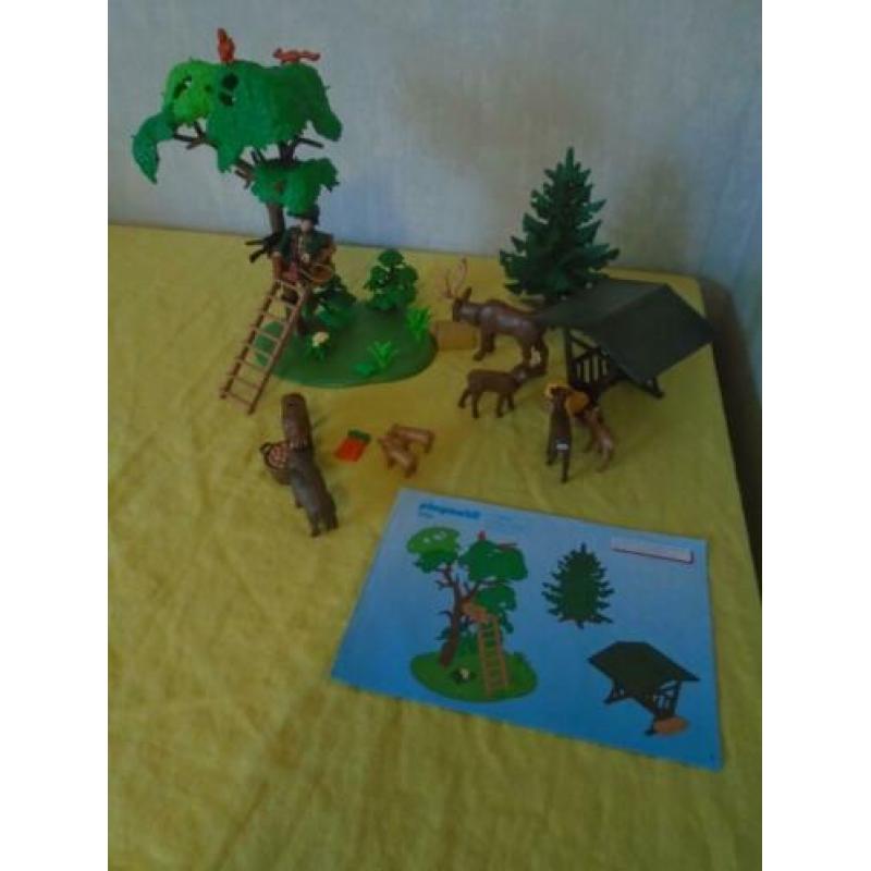 playmobil 4208 dieren uitkijkpost