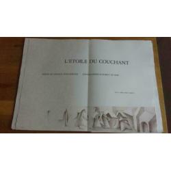 Litho & gedichten bundel L'etoile du Couchant 1978
