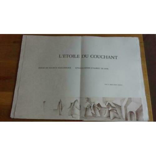 Litho & gedichten bundel L'etoile du Couchant 1978