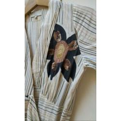 IZGS! Gave vintage kimono jurk van ESSENTIEEL ANTWERP mt 36