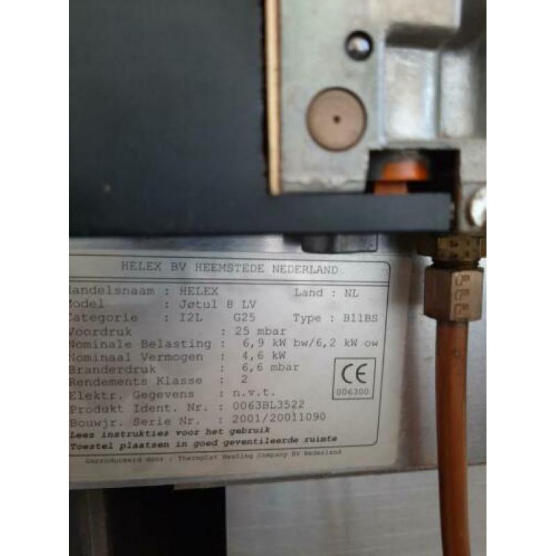 Gaskachel Jotul 8 , weinig gebruikt .