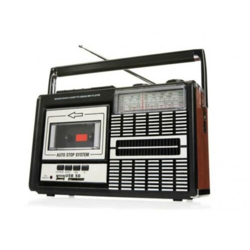 Radio Cassette-recorder NIEUW! Ricatech PR-85