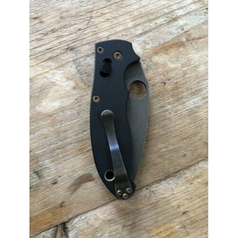 Spyderco manix2 acid+stone wash & colour tempered