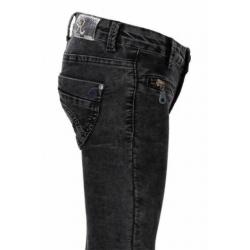 Superstoere zwarte skinny RETOUR jeans Evelina 134 140