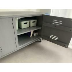 HK Living tv-meubel locker grijs
