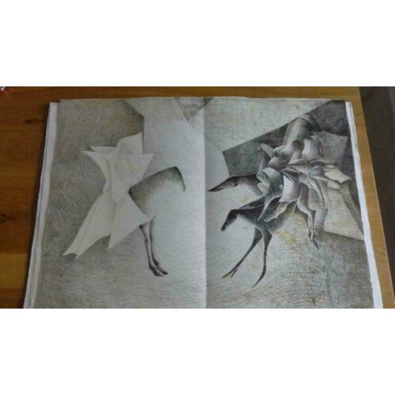 Litho & gedichten bundel L'etoile du Couchant 1978