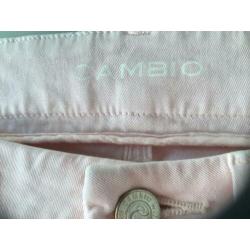 Cambio leuke nieuwe zachtroze kuitbroek