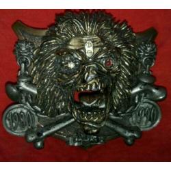 Iron Maiden first ten years limited edition buckle
