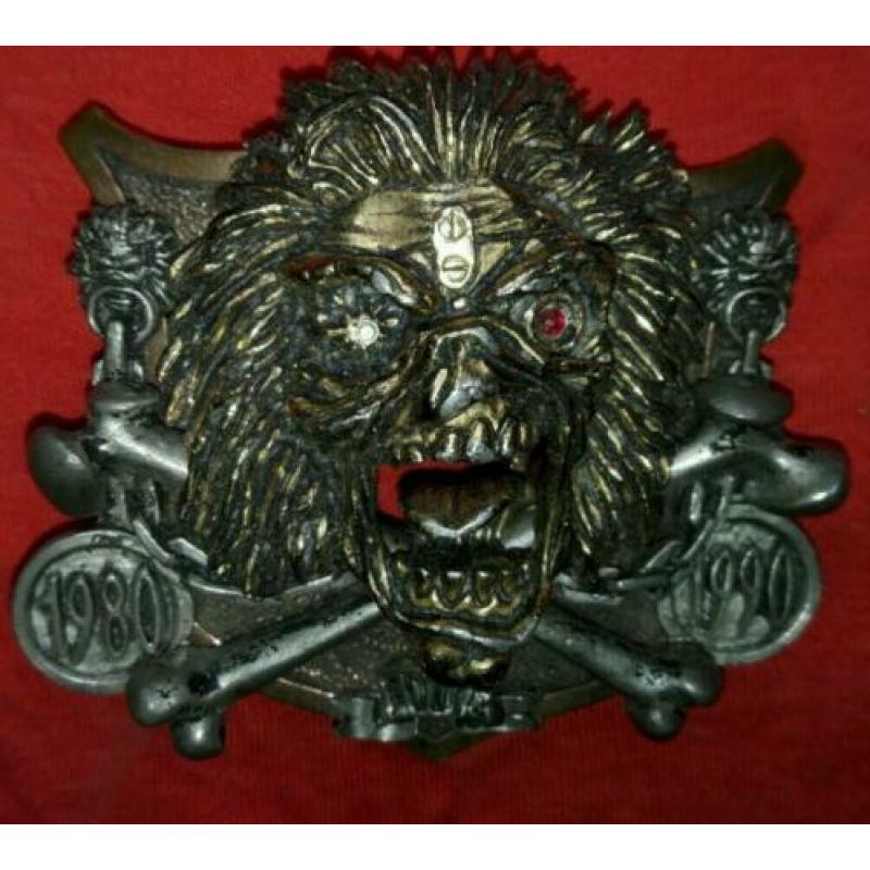 Iron Maiden first ten years limited edition buckle