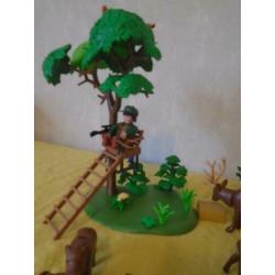 playmobil 4208 dieren uitkijkpost