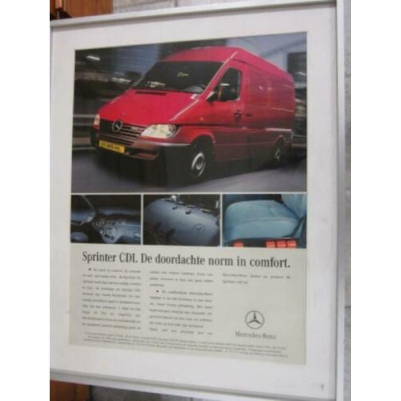 'auto foto platen in lijst