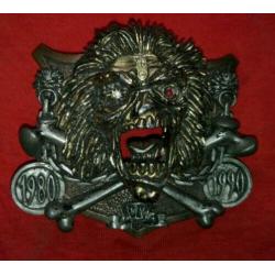 Iron Maiden first ten years limited edition buckle