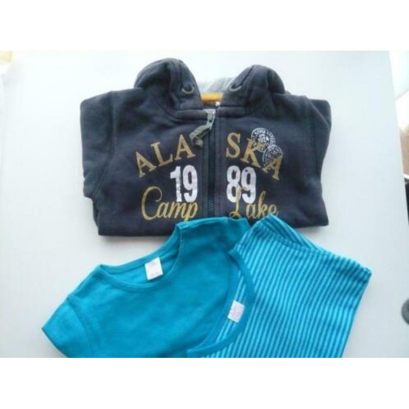 Vest Ravagio 104 en 2 Shirts John Cabot 98/104