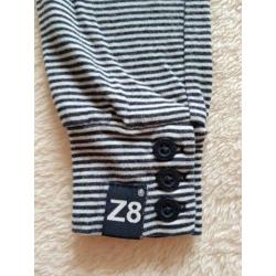 Zwart wit gestreepte legging maat 68 Z8