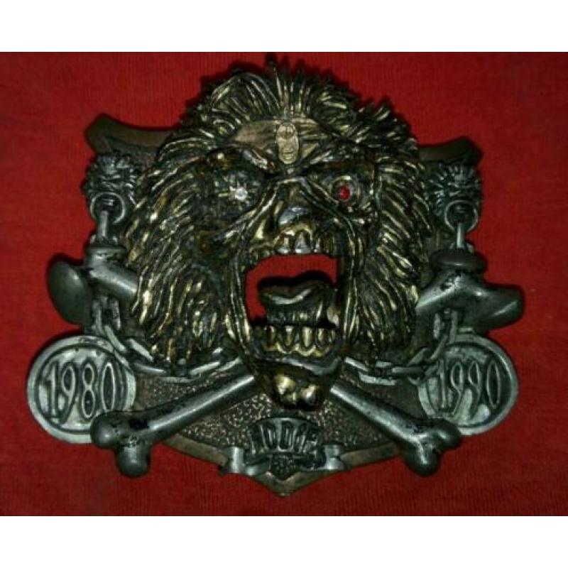 Iron Maiden first ten years limited edition buckle