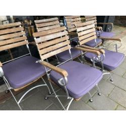 Tuinstoelen 6 stuks