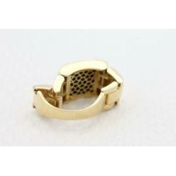 14 Karaat.Gouden vintage rolex herenring met onyx. 10.8 gram