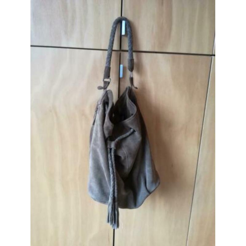 Cowboys bag schoudertas (groen leer)