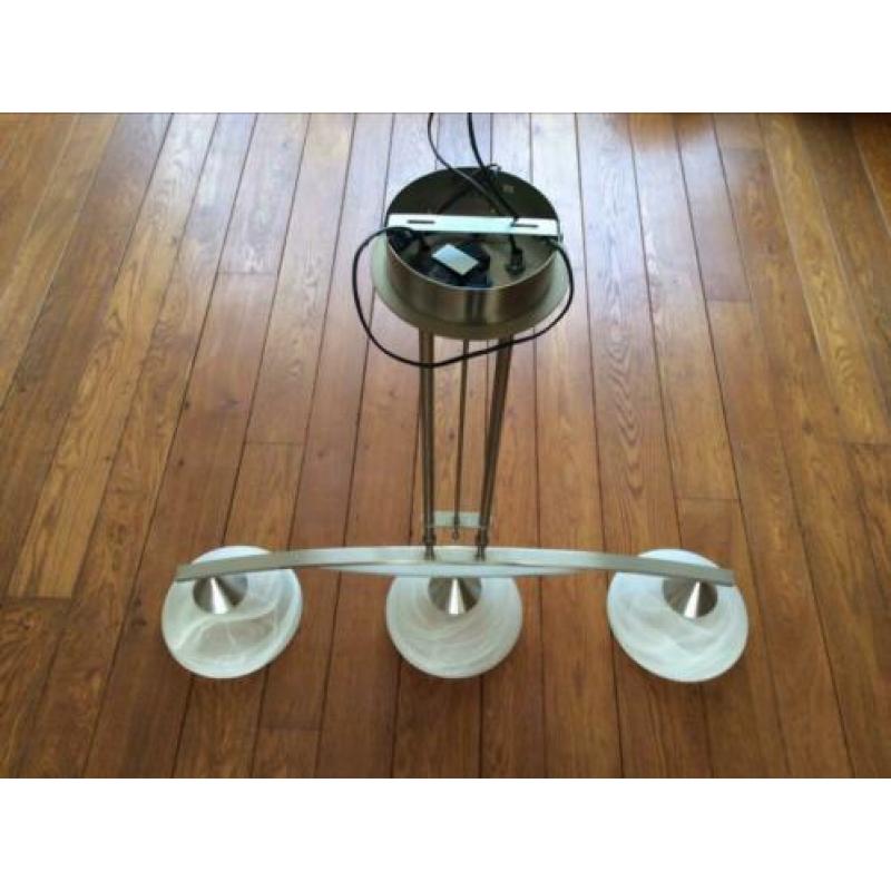 DIV lampen te koop Een is een set met dimmer RvS look