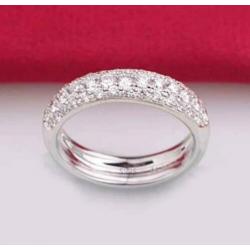 Multi-zirkonen 925 sterling zilveren ring