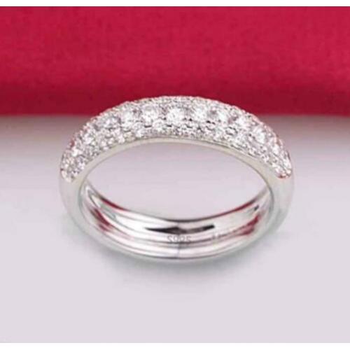 Multi-zirkonen 925 sterling zilveren ring